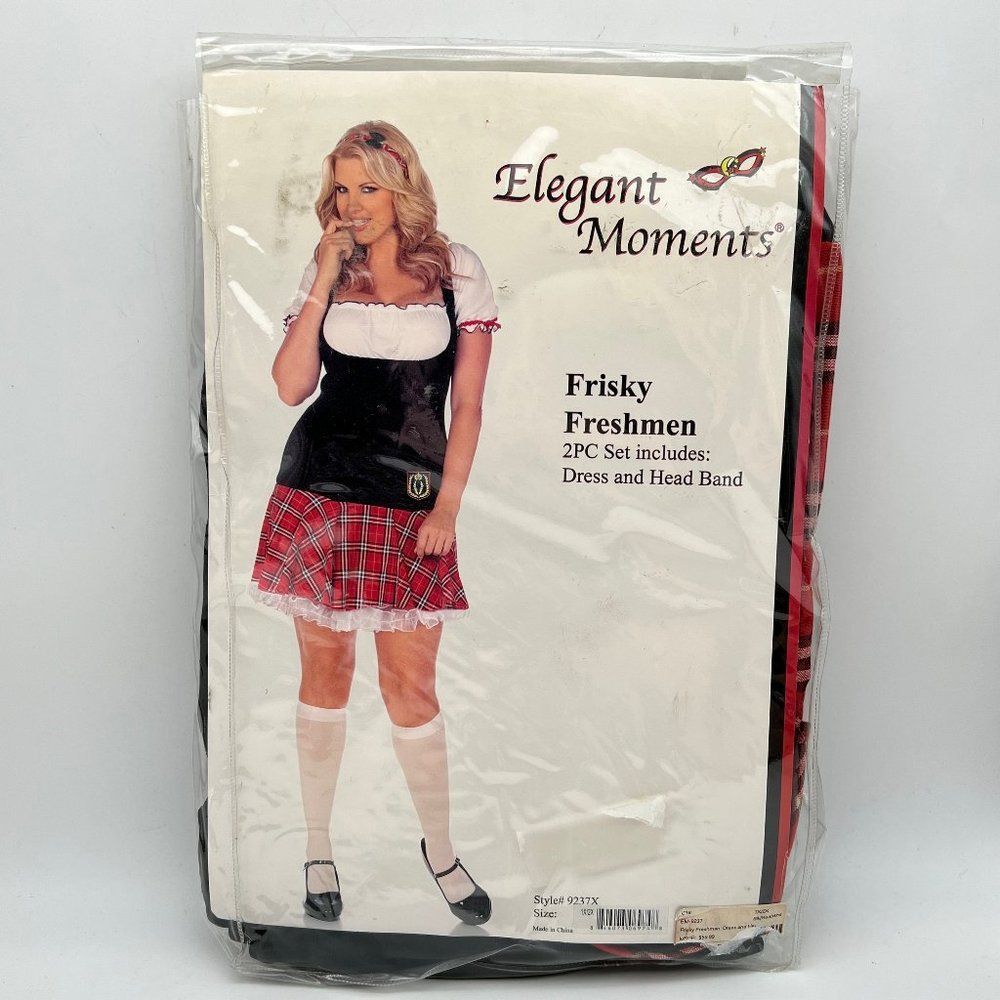 New Elegant Moments Frisky Freshman Costume - Size 1X/2X